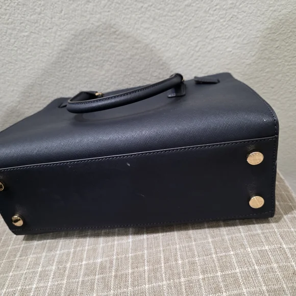 Michael Kors Black Leather Tote Bag - Picture 6 of 6